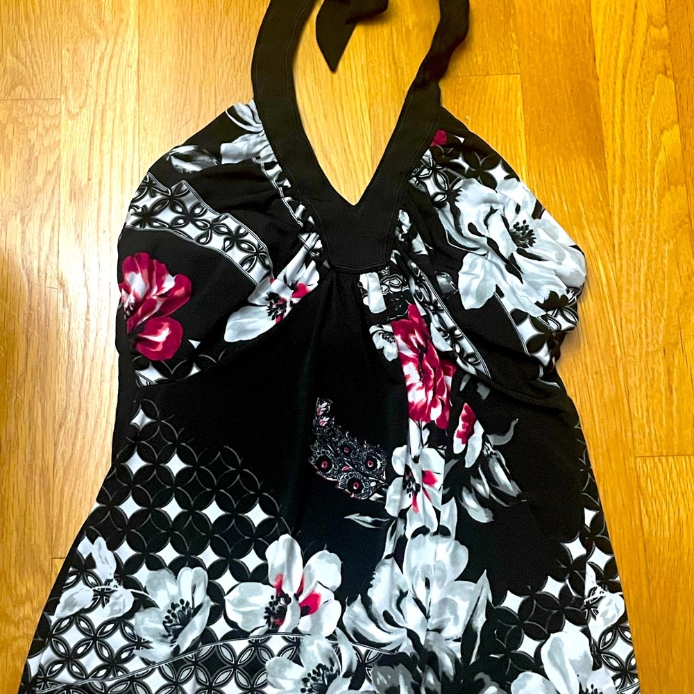 Floral halter top. White House Black Market